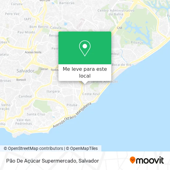 Pão De Açúcar Supermercado mapa