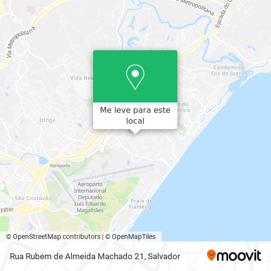 Rua Rubem de Almeida Machado 21 mapa