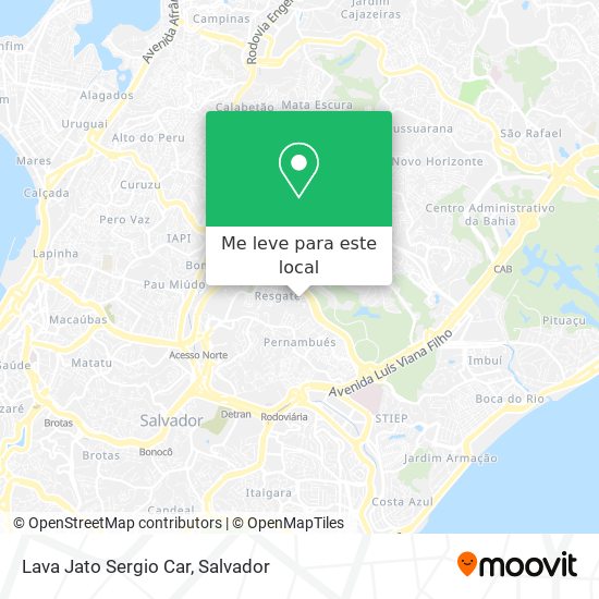 Lava Jato Sergio Car mapa