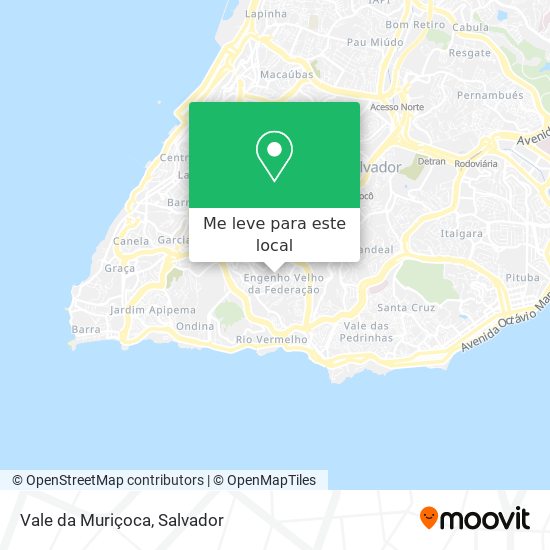 Vale da Muriçoca mapa