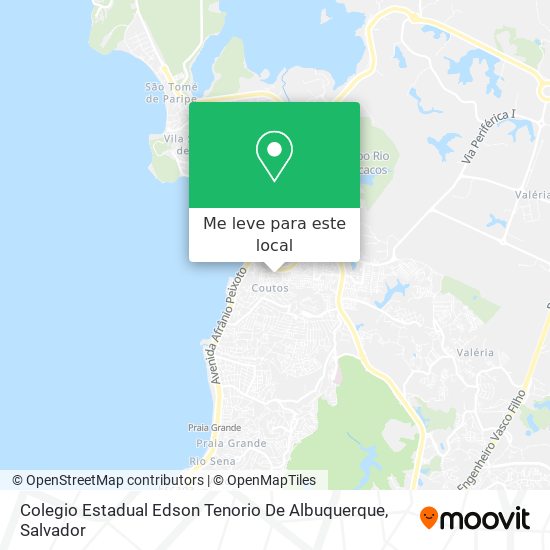 Colegio Estadual Edson Tenorio De Albuquerque mapa