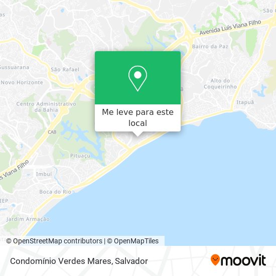 Condomínio Verdes Mares mapa