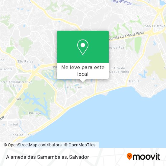 Alameda das Samambaias mapa