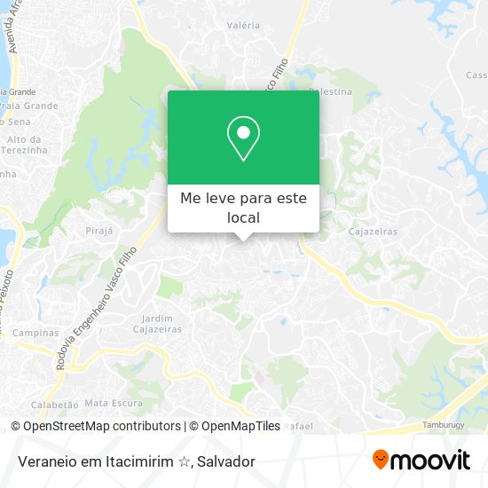 Veraneio em Itacimirim ☆ mapa