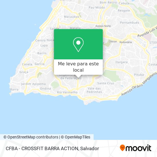 CFBA - CROSSFIT BARRA ACTION mapa