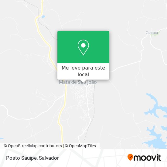 Posto Sauipe mapa
