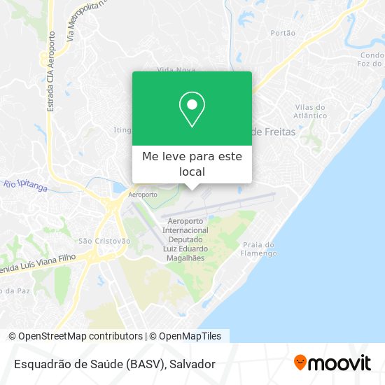 Esquadrão de Saúde (BASV) mapa