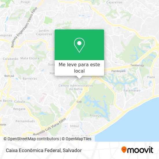 Caixa Econômica Federal mapa