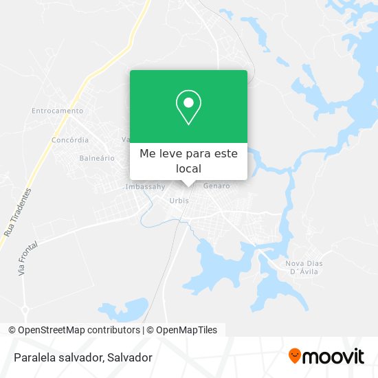 Paralela salvador mapa