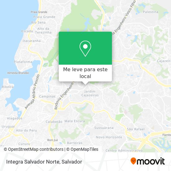 Integra Salvador Norte mapa