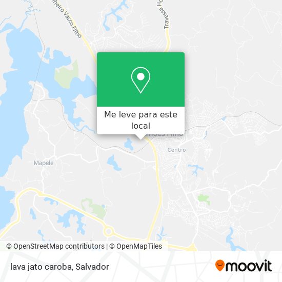 lava jato caroba mapa