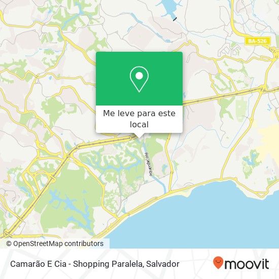 Camarão E Cia - Shopping Paralela mapa