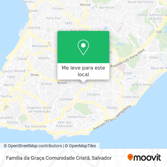Família da Graça Comunidade Cristã mapa