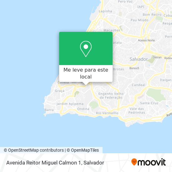 Avenida Reitor Miguel Calmon 1 mapa
