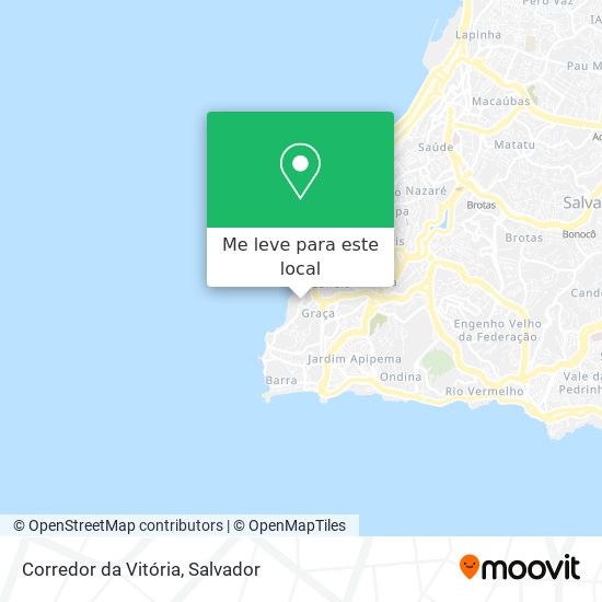 Corredor da Vitória mapa