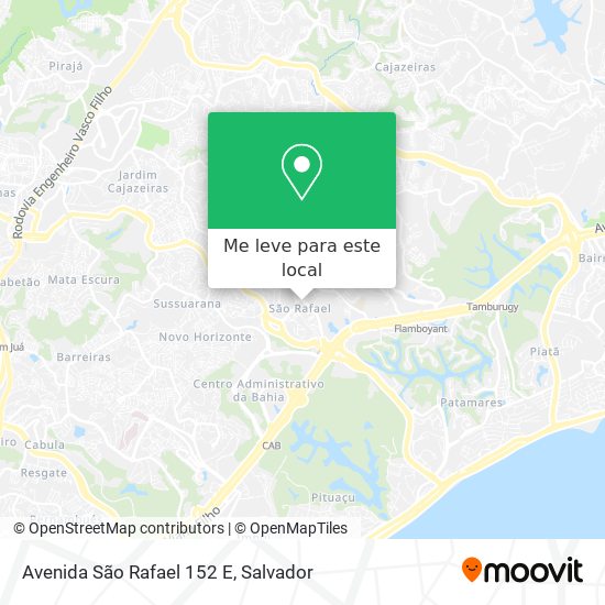 Avenida São Rafael 152 E mapa