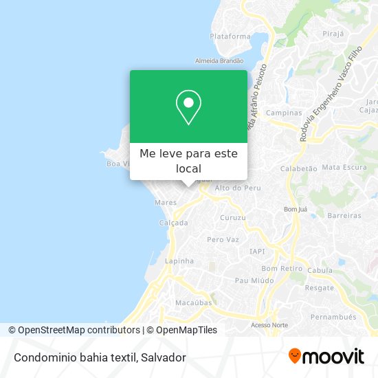 Condominio bahia textil mapa