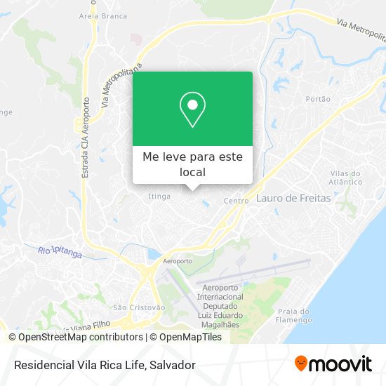 Residencial Vila Rica Life mapa