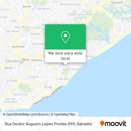 Rua Doutor Augusto Lopes Pontes 895 mapa