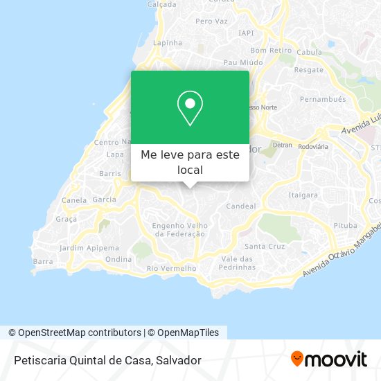 Petiscaria Quintal de  Casa mapa