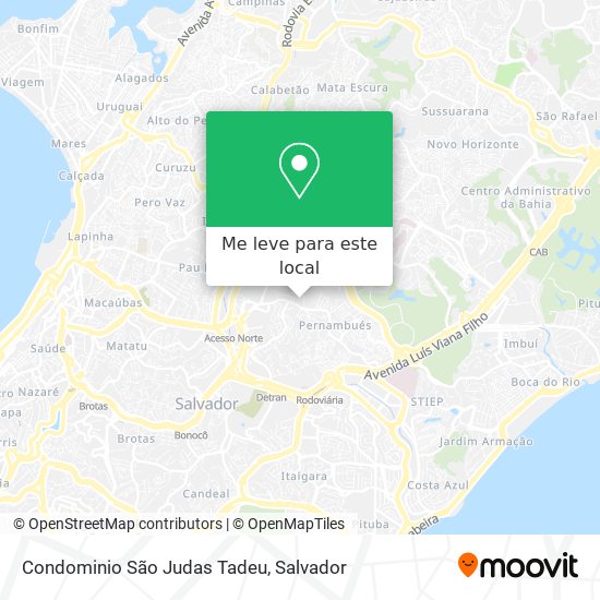 Condominio São Judas Tadeu mapa