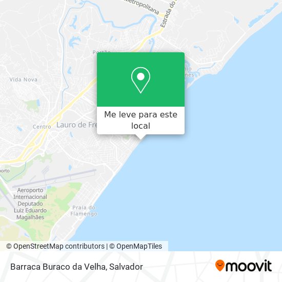 Barraca Buraco da Velha mapa