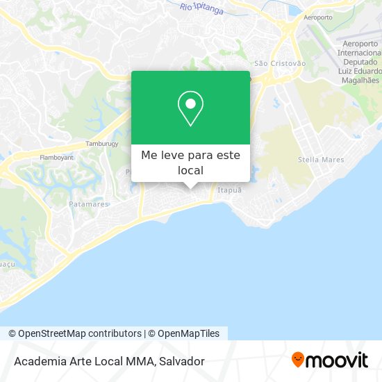 Academia Arte Local MMA mapa
