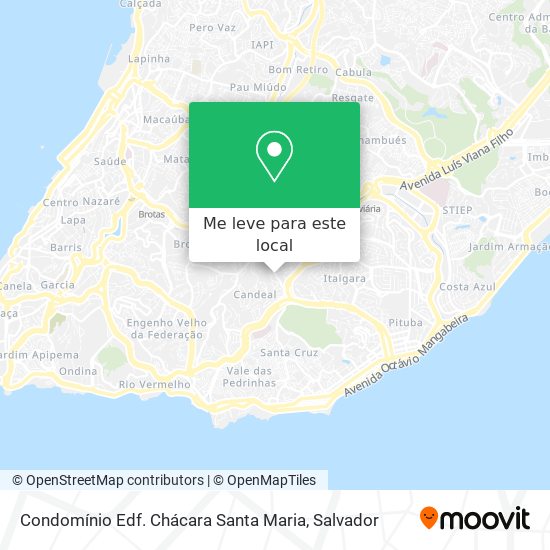 Condomínio Edf. Chácara Santa Maria mapa