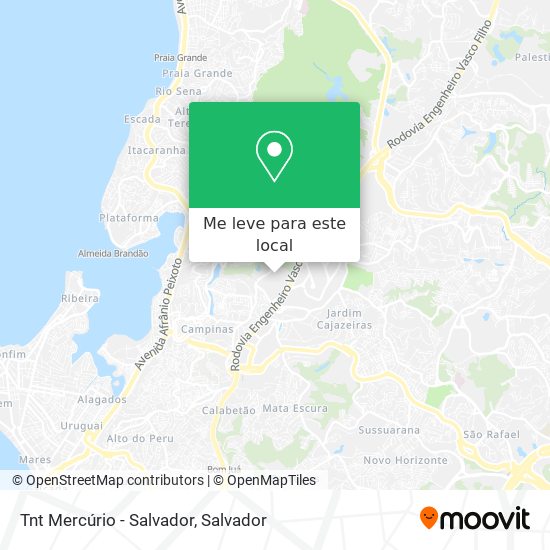 Tnt Mercúrio - Salvador mapa