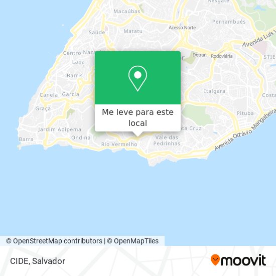 CIDE mapa