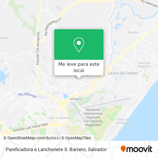 Panificadora e Lanchonete S. Barreto mapa