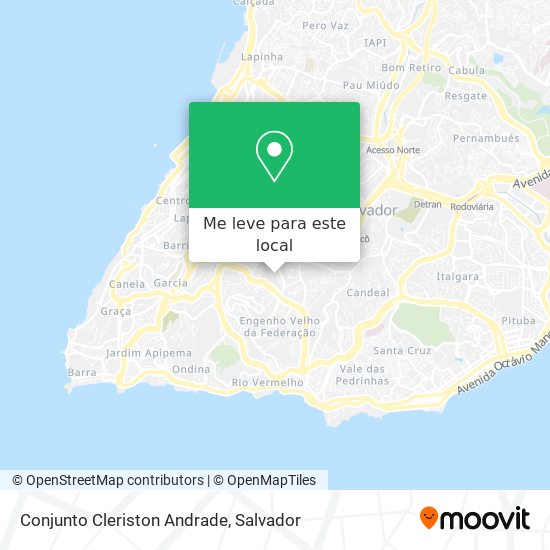 Conjunto Cleriston Andrade mapa