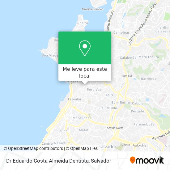 Dr Eduardo Costa Almeida Dentista mapa