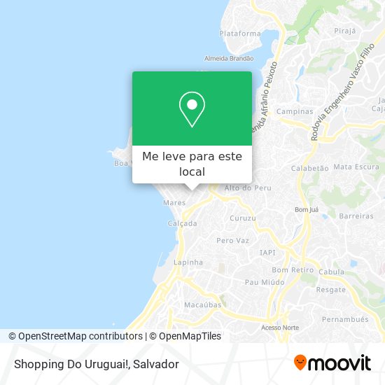 Shopping Do Uruguai! mapa