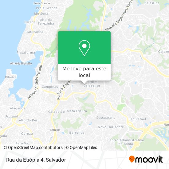 Rua da Etiópia 4 mapa