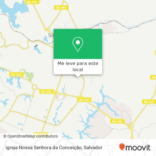 igreja Nossa Senhora da Conceição mapa