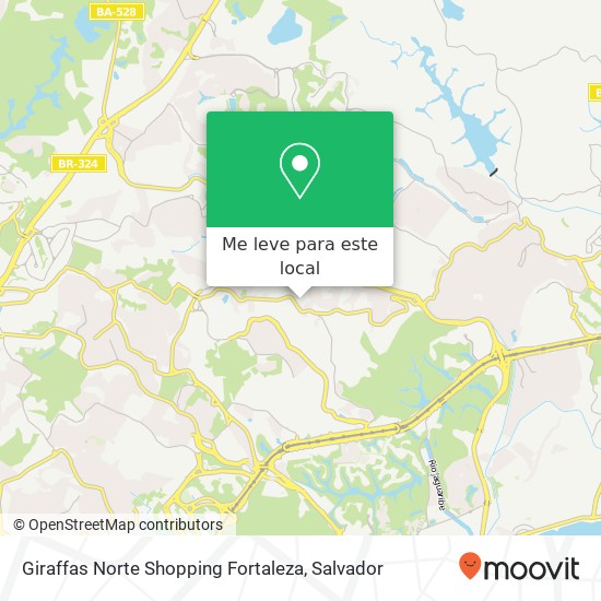 Giraffas Norte Shopping Fortaleza mapa