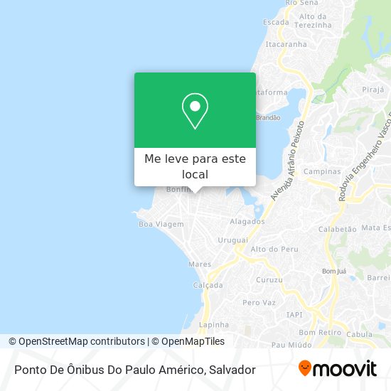 Ponto De Ônibus Do Paulo Américo mapa