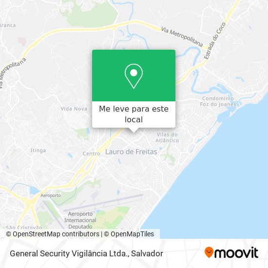 General Security Vigilância Ltda. mapa