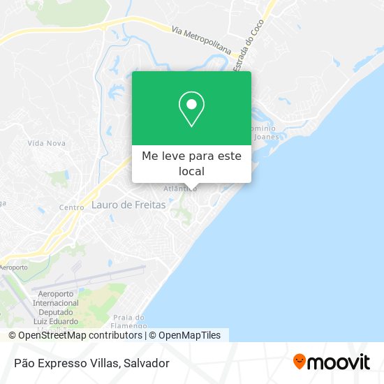 Pão Expresso Villas mapa