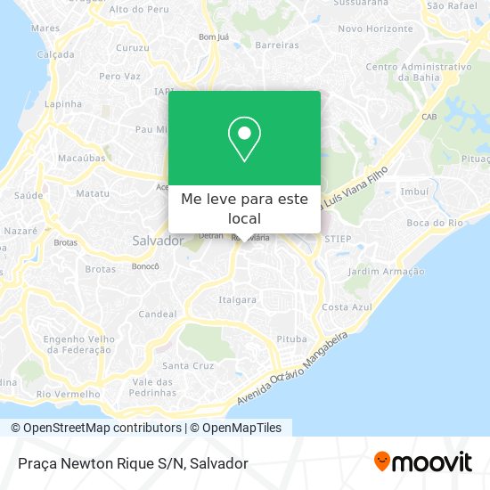 Praça Newton Rique S/N mapa