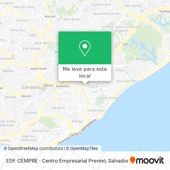 EDF. CEMPRE - Centro Empresarial Previnó mapa