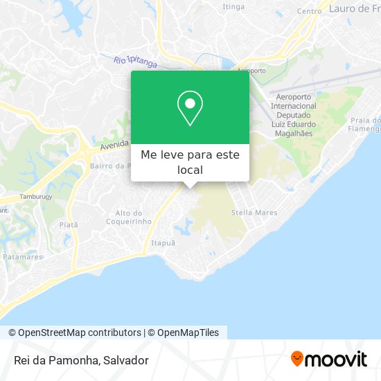 Rei da Pamonha mapa