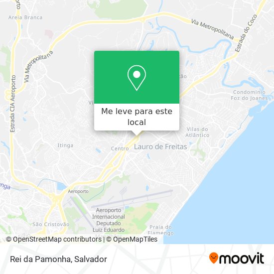 Rei da Pamonha mapa