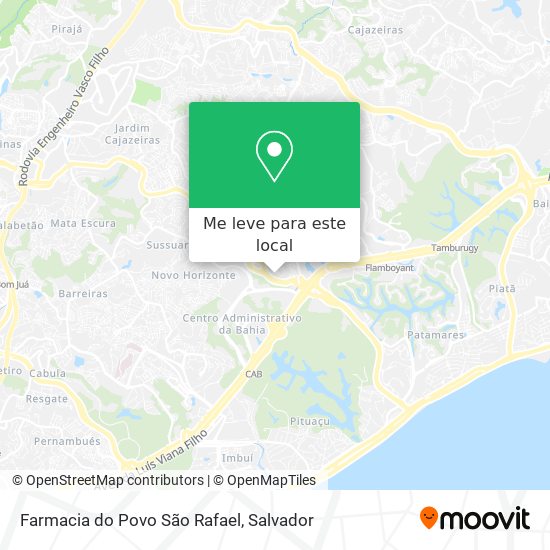 Farmacia do Povo São Rafael mapa