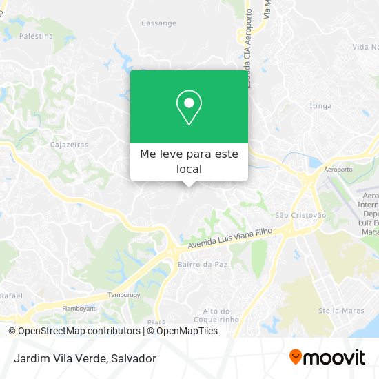 Jardim Vila Verde mapa