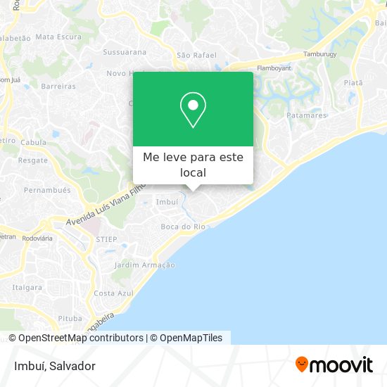 Imbuí mapa