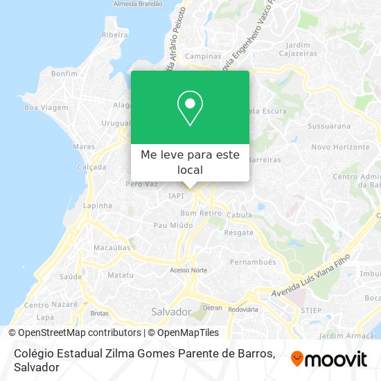 Colégio Estadual Zilma Gomes Parente de Barros mapa