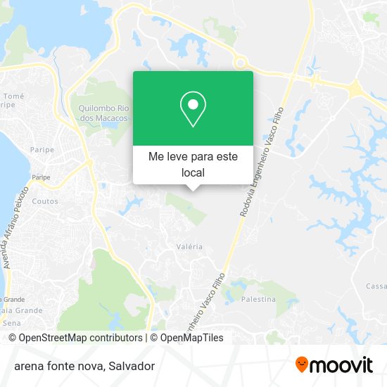 arena fonte nova mapa