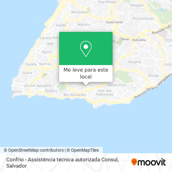 Confrio -  Assistência técnica autorizada Consul mapa